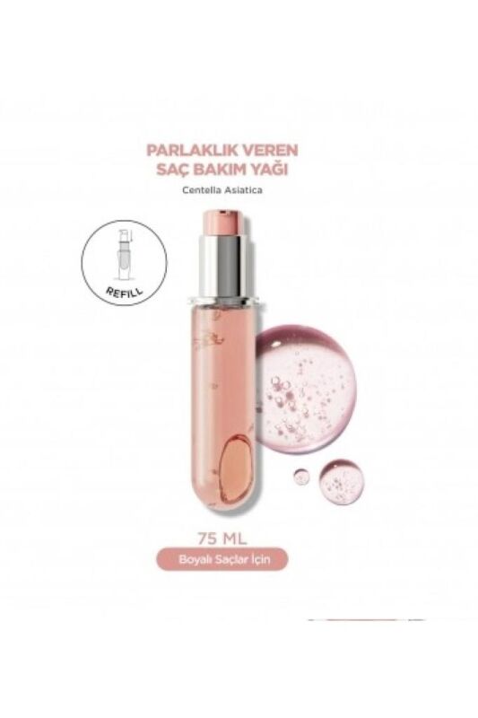 Kerastase Chroma Absolu L'huile Chroma Eclat Boyalı Saçlar Için Bakım Yağı 75 ml Yeniden Doldurulabilir - 7