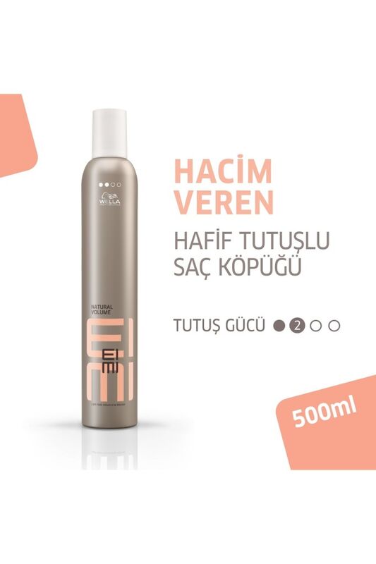 Eimi Natural Volume Hair Mousse Doğal Hacim Veren Saç Köpüğü 500 ml - 1