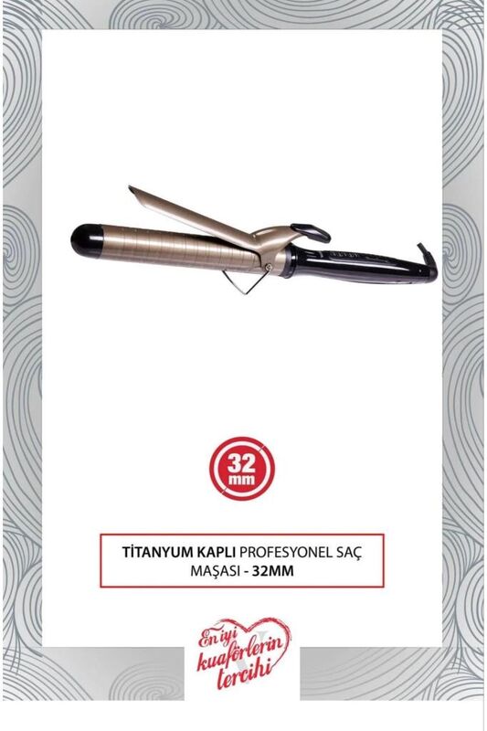 Eps-319 Titanyum Kaplı Saç Maşası 32 Mm - 2