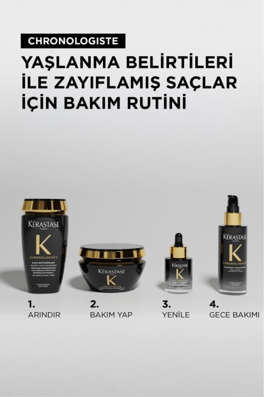 Kerastase Chronologiste Yaşlanma Belirtileriyle Zayıflamış Saçlar Için Saç Derisi Serumu 30ml - 8