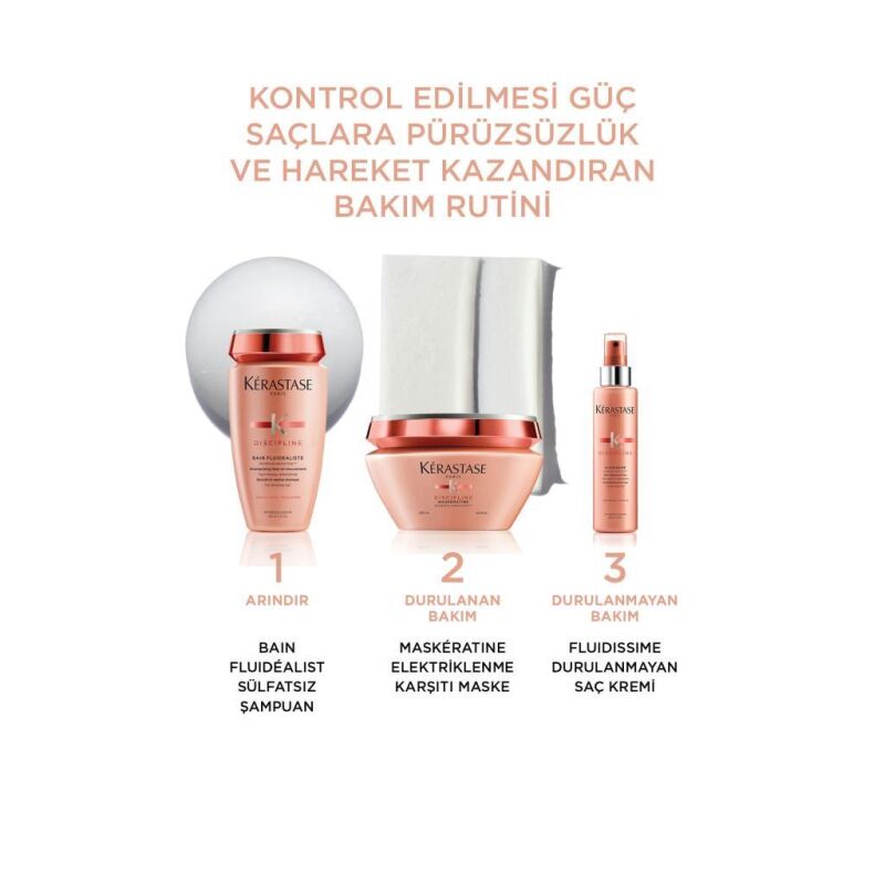 Kerastase Discipline Bain Fluidealiste Disiplin Şampuanı 250ml - 3