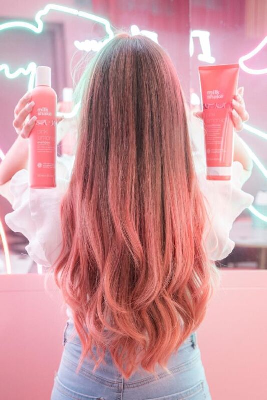 milk_shake Pink Lemonade Saça Geçici Pembe Tonlar Katan Şampuan 300 ml - 3