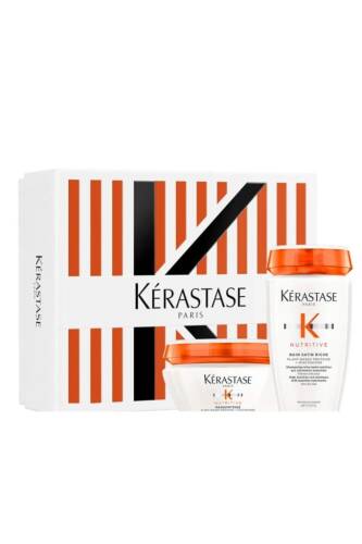 Nutritive Kuru Saçlar İçin İkili Set Bain Satin Riche Şampuan 250ml Masquintense Saç Maskesi 200ml - 1