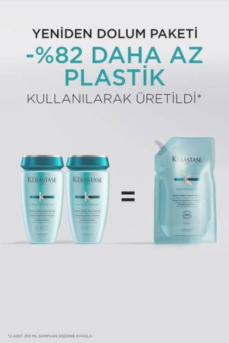 Kerastase Resistance Bain Force Architecte Zayıf Ve Yıpranmış Saçlar Için Onarıcı Şampuan 500 ml - 3