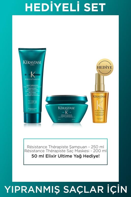 Kerastase Resistance Therapist Yoğun Onarıcı Saç Bakım Seti - 1