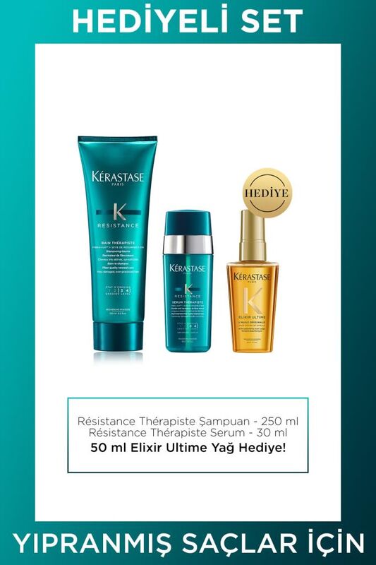 Kerastase Resistance Therapiste Aşırı Işlem Görmüş Saçlar Için Bakım Seti - 1