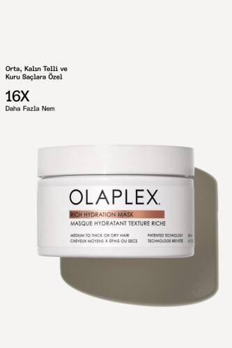 Rich Hydration Mask - Orta, Kalın Telli ve Kuru Saçlar İçin Yoğun Nemlendirici Maske
