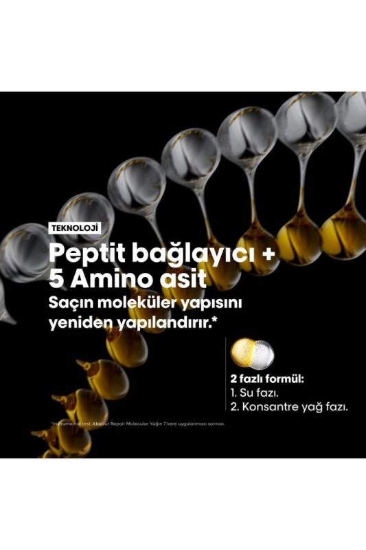 Serie Expert Absolut Repair Molecular Çift Fazlı Profesyonel Bakım Yağı 90 ml - 5