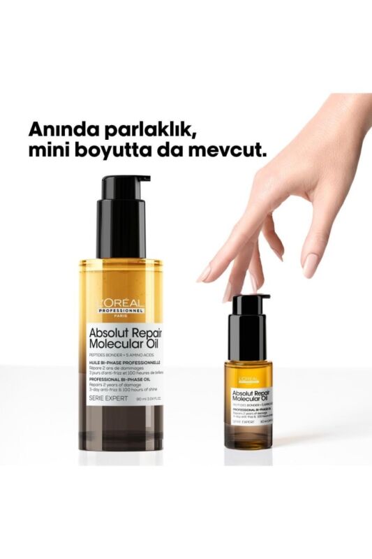 Serie Expert Absolut Repair Molecular Çift Fazlı Profesyonel Bakım Yağı 90 ml - 7