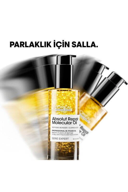 Serie Expert Absolut Repair Molecular Çift Fazlı Profesyonel Bakım Yağı 90 ml - 8