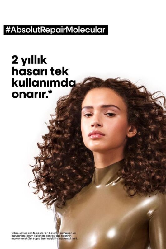 Serie Expert Absolut Repair Molecular Tüm Yıpranmış Saçlar İçin Durulanmayan Maske 100 ml - 2
