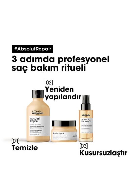 Serie Expert Absolut Repair Yıpranmış Saçlar Için Onarıcı Maske 250 ml - 5