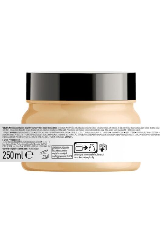 Serie Expert Absolut Repair Yıpranmış Saçlar Için Onarıcı Maske 250 ml - 8