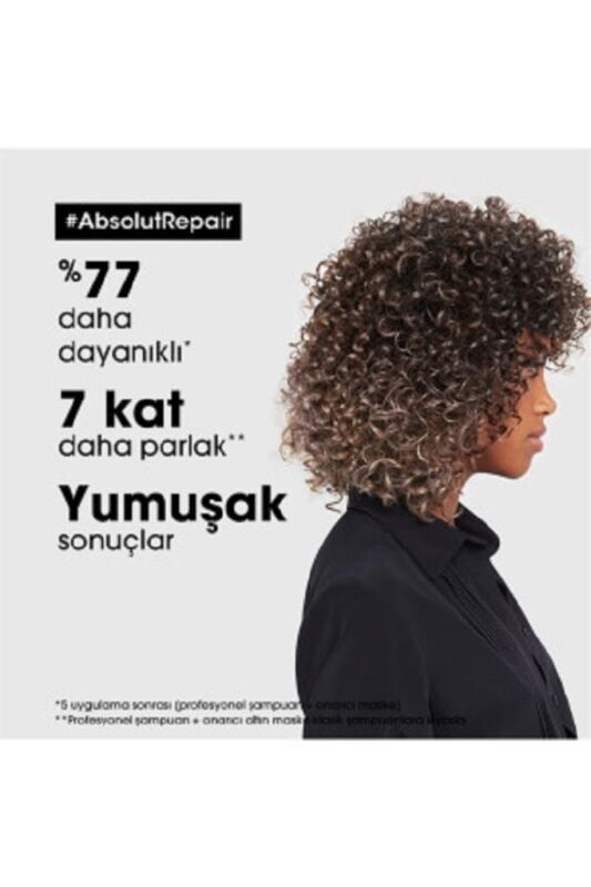 Serie Expert Absolut Repair Yıpranmış Saçlar Için Onarıcı Şampuan 500 Ml - 3