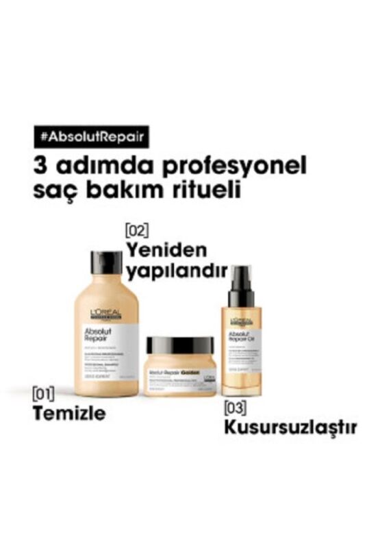 Serie Expert Absolut Repair Yıpranmış Saçlar Için Onarıcı Şampuan 500 Ml - 5