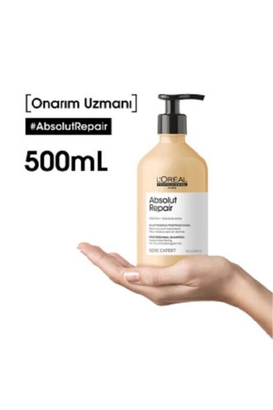 Serie Expert Absolut Repair Yıpranmış Saçlar Için Onarıcı Şampuan 500 Ml - 6