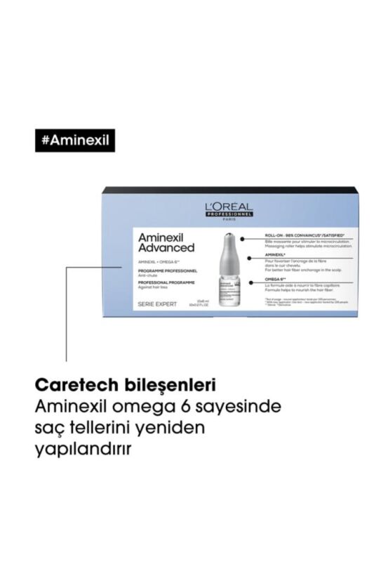 Serie Expert Aminexil Advanced Saç Dökülmesine Karşı Etkili Serum 10x6 ml - 3