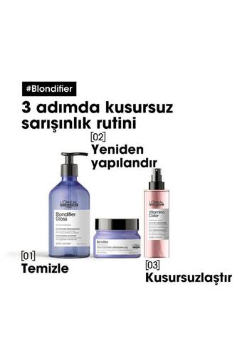 Serie Expert Blondifier Kusursuz Sarışınlık Sağlayan Mor Şampuan 500 ml - 5