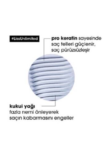 Serie Expert Liss Unlimited Elektriklenme Karşıtı Ve Yumuşaklık Veren Şampuan 500 Ml - 4