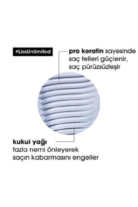 Serie Expert Liss Unlimited Elektriklenme Karşıtı Ve Yumuşaklık Veren Şampuan 500 Ml - 4