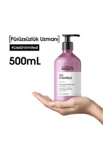 Serie Expert Liss Unlimited Elektriklenme Karşıtı Ve Yumuşaklık Veren Şampuan 500 Ml - 6
