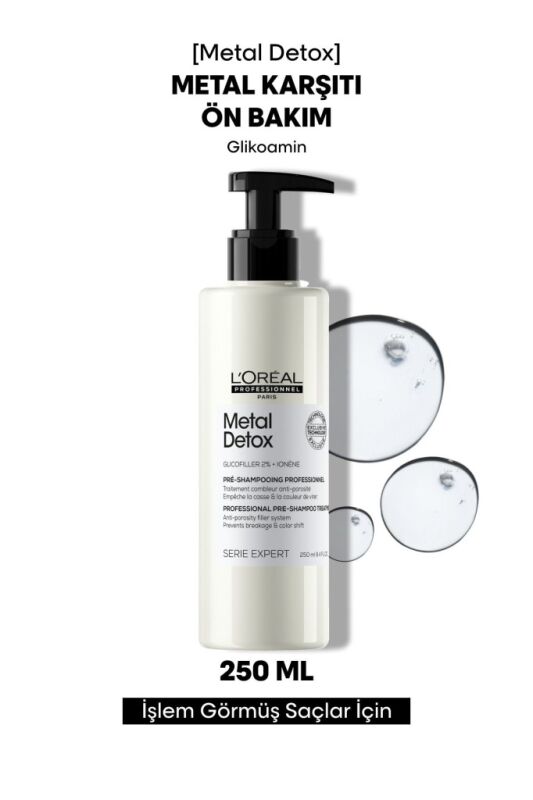 Serie Expert Metal Detox Şampuan Öncesi Bakım 250ml - 1