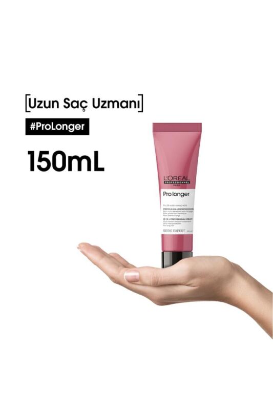 Serie Expert Pro Longer Saç Boy Ve Uçlarının Görünümünü Yenileyen Durulanmayan Bakım Kremi 150 Ml - 8
