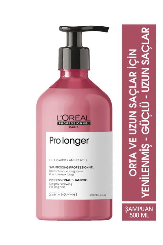 Serie Expert Pro Longer Saç Boylarının Görünümünü Yenileyici Şampuan 500 Ml - 1