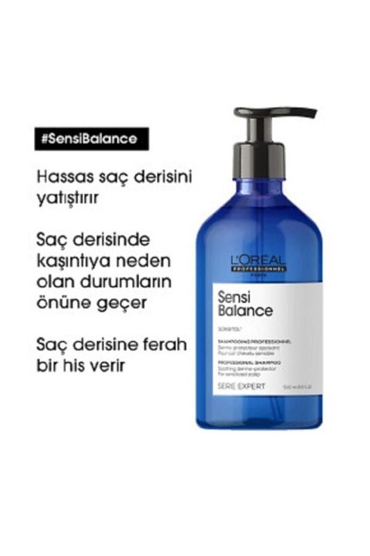 Serie Expert Sensi Balance Hassas Saç Derisi Şampuanı 500 ml - 5