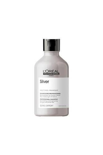 Serie Expert Silver Çok Açık Sarı, Gri Ve Beyaz Saçlar Için Renk Dengeleyici Mor Şampuanı 300 Ml - 2