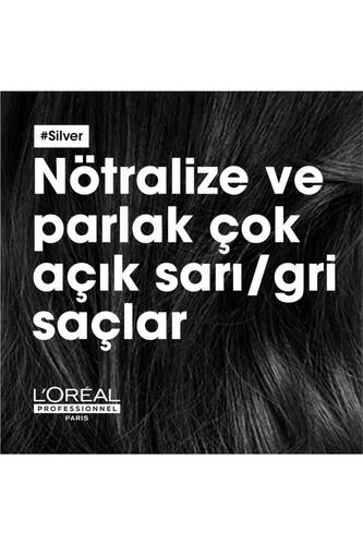 Serie Expert Silver Çok Açık Sarı, Gri Ve Beyaz Saçlar Için Renk Dengeleyici Mor Şampuanı 300 Ml - 5