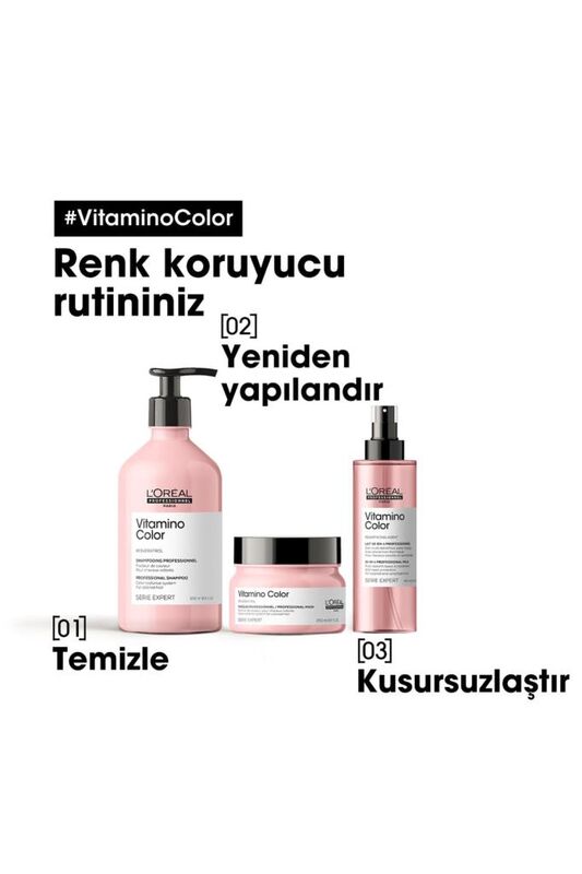 Serie Expert Vitamino Color Renk Koruyucu Şampuan 500 Ml - 4