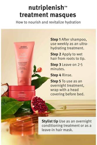 Aveda Seyahat Boy Nutriplenish Kuru Saçlar Için Yoğun Nemlendirici Maske 25ml 018084036037 - 5