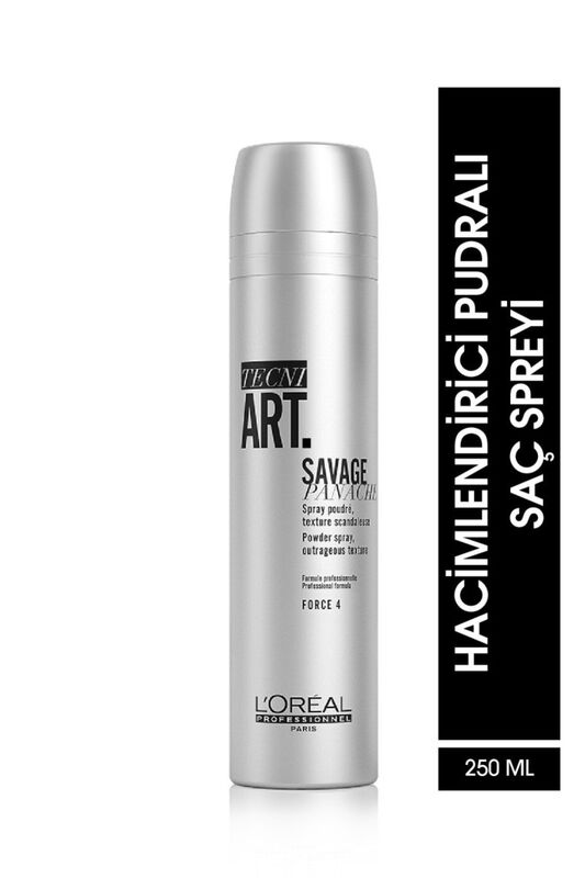 Techni Art Savage Panache Pure Hacimlendirici Pudralı Saç Spreyi 250 ml - 1